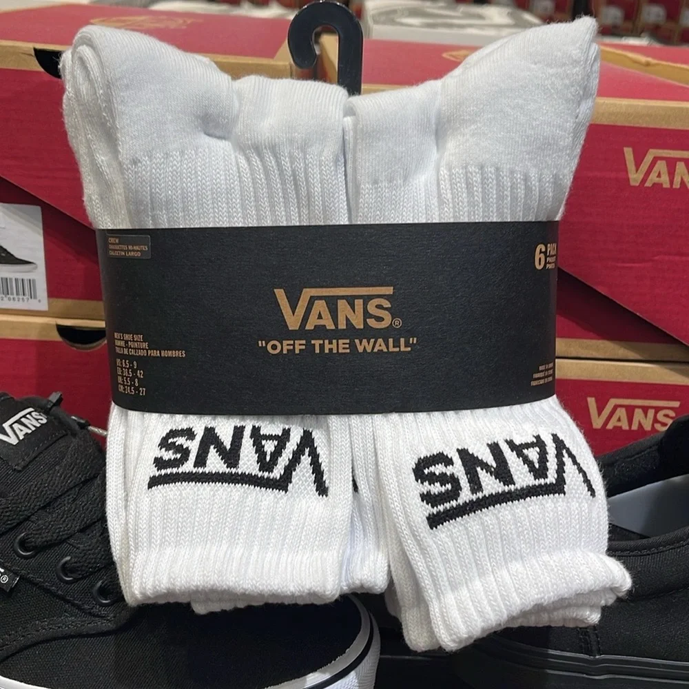 Vans Socks 6 pairs set CREW VANS. 